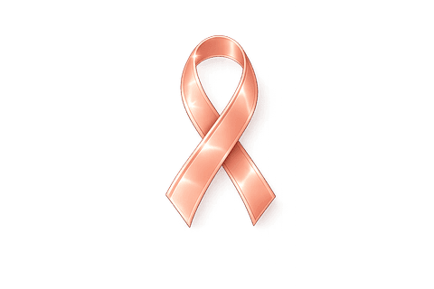 Uterine cancer awareness ribbon